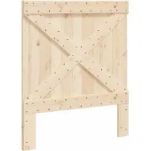 vidaXL Tête de lit 90x104 cm pin massif