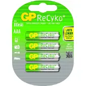 GP ReCyko+ Piles rechargeables AAA X4