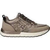 Tamaris Baskets basses brun foncé / bronze / taupe / blanc cassé