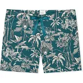 Schiesser Pantalon de pyjama 'Mix Relax' vert / blanc cassé