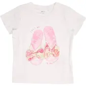 Name it T-Shirt 'NMFFOSAZ' jaune clair / rose / rose clair / blanc