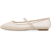 Bianco Ballerines à lanières 'Lilia' blanc cassé