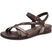 Tamaris Sandales cappuccino / brun foncé