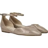 Tamaris Ballerines à lanières beige / or