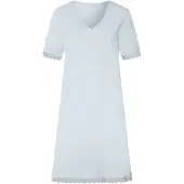 Hanro Chemise de nuit ' Inaya ' bleu clair