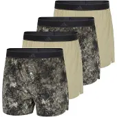Adidas Boxers ' Active Woven ' beige / camel / vert foncé