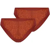 Schiesser Slip ' Unique Premium ' orange foncé