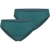 Schiesser Slip ' Invisible Soft Lace ' vert / pétrole