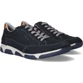 Rieker Baskets basses bleu / cognac
