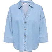 ONLY Chemisier 'ONLMontes' bleu clair