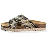 Bayton Mule 'BURGOS' beige / beige foncé / noir