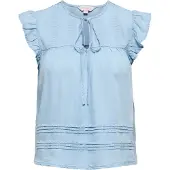 ONLY Chemisier 'ONLCHARIS' bleu denim