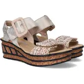 Rieker Sandales '68172' marron / blanc
