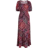 Apricot Robe d’été violet
