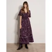 Apricot Robe d’été bleu marine