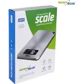 Greenblue Balance de cuisine compatible GB170 (Inox), Balance, Argent