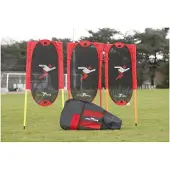 Precision Mannequins d'entraînement Football Set - Coup franc factice 3 pièces