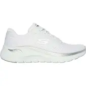SKECHERS Chaussure à lacets blanc