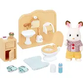 Sylvanian Families Figurine Frère Lapin Chocolat toilettes et toilettes Families