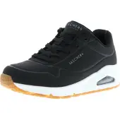SKECHERS Baskets basses 'UNO - STAND ON AIR' noir / blanc