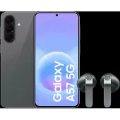 Samsung Galaxy A57 128 Go Gris 5G + Galaxy Buds4 Noir