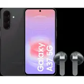 Samsung Galaxy A37 128 Go Noir 5G + Galaxy Buds4 Noir