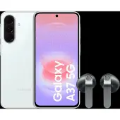 Samsung Galaxy A37 256 Go Blanc 5G + Galaxy Buds4 Noir