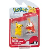 Nobrand Figurines Pokémon - 2 packs Asst (Charmander&Pikacu, Squirtle&Pikacu, Bulbusaur&Pikacu)