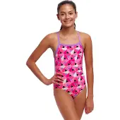 Funkita Strapped In Swimsuit Rose 10 Years Fille