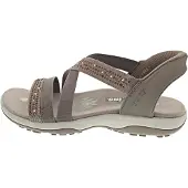 SKECHERS Reggae Slim Summer Sparkle Damen Sandalen Braun