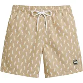 Urban Classics Shorts de bain beige foncé / blanc