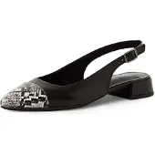 Tamaris Ballerines à lanières gris / gris clair / noir