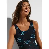 Bonprix Maillot 1 pièce sculptant à larges bretelles, maintien léger