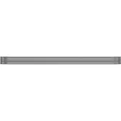 vidaXL Lit surélevé Acier revêtu par poudre 544x100x36 cm Gris