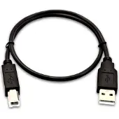 V7 Câble USB A vers USB B V7USB2AB-50C-1E Noir