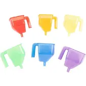 TickiT Jouets entonnoirs à peinture transparents Set - 6 pièces