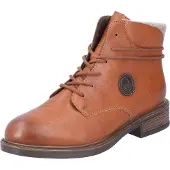 Rieker Bottines à lacets cognac / brun foncé