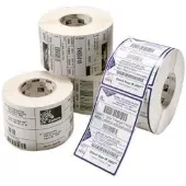 Zebra 880595-025DU - (38 mm x 25 mm) 12 rouleaux - Noir sur blanc - Étiquette