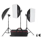 Godox MS300V-D Trio Studio Flash Kit