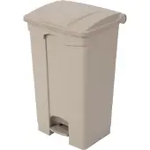 Jantex Poubelle de cuisine à pédale beige 87 L