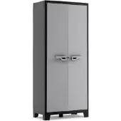 Kis Keter Armoire de Rangement Polyvalente Titan Noir et Gris 182 cm Organisateur 434760