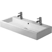 Duravit Plan de toilette VERO avec lavabo HLB 1000x470mm 2 trous de robinetterie blanc (470 mm, 1000 mm)
