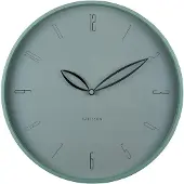 Karlsson - Horloge murale Petals - Bleue - Ø40cm