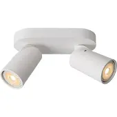 Lucide Projecteur de plafond Xyrus Blanc à deux lumières
