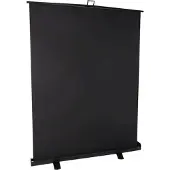 StudioKing Toile de fond enroulable FB-150200FB 150x200 cm Noir