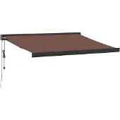 vidaXL Store automatique brun 300x250 cm