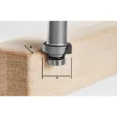 Festool HW R3-OFK 500 Z1 Fraise D'arrondissement - 3 Mm - 27 Mm - 1 Dent