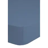 Good Morning Drap-housse Jersey 160/180x200 cm Bleu glacier