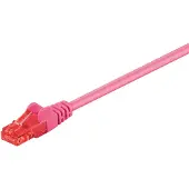 Goobay patch cable Cat 6 U/UTP magenta 0,25 m