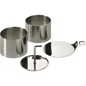 Lurch 220285 Anneaux d'alimentation Acier inoxydable Set 8 pièces